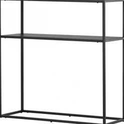 Georgetown sidobord 30 x 80 cm - Svart