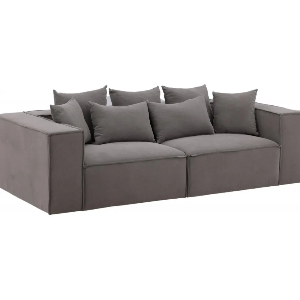 Gillholmen 3-sits soffa - Grå linne