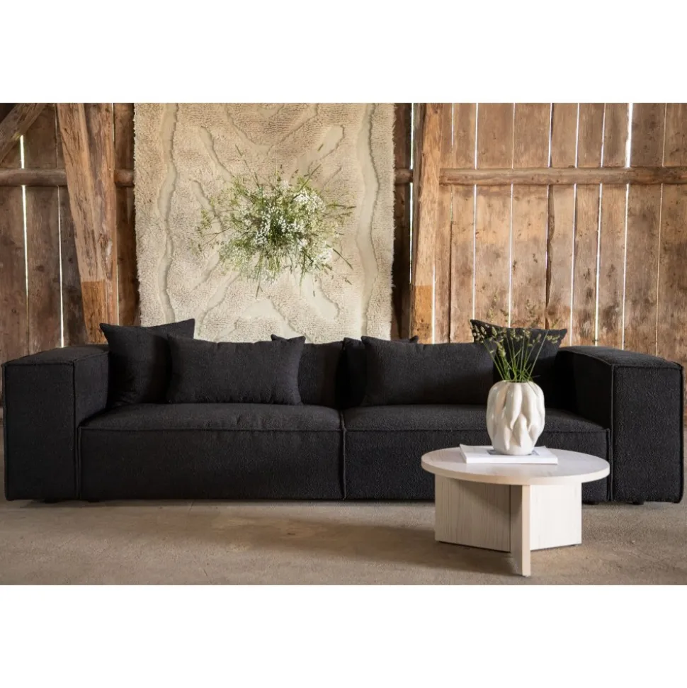 Gillholmen 3-sits soffa - Svart boucle