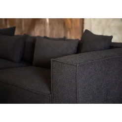 Gillholmen 3-sits soffa - Svart boucle