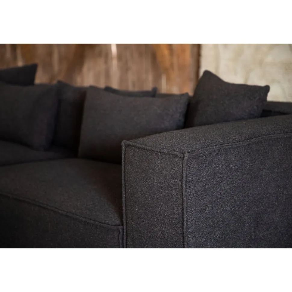 Gillholmen 3-sits soffa - Svart boucle