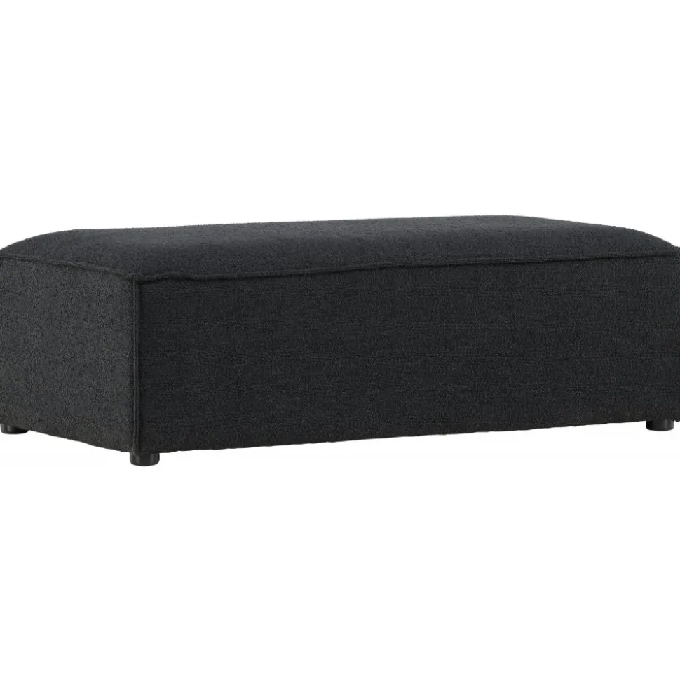 Gillholmen sittpuff - Svart boucle