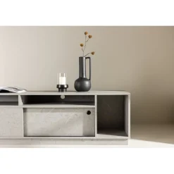 Girona TV-bänk - Grå