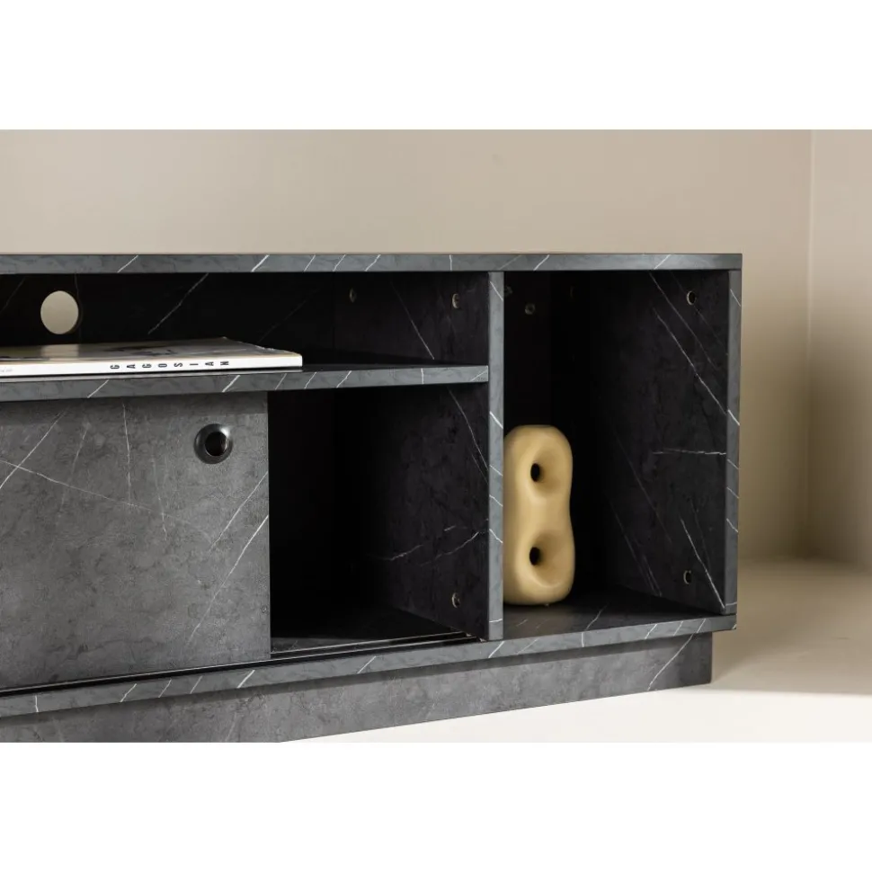 Girona TV-bänk - Svart