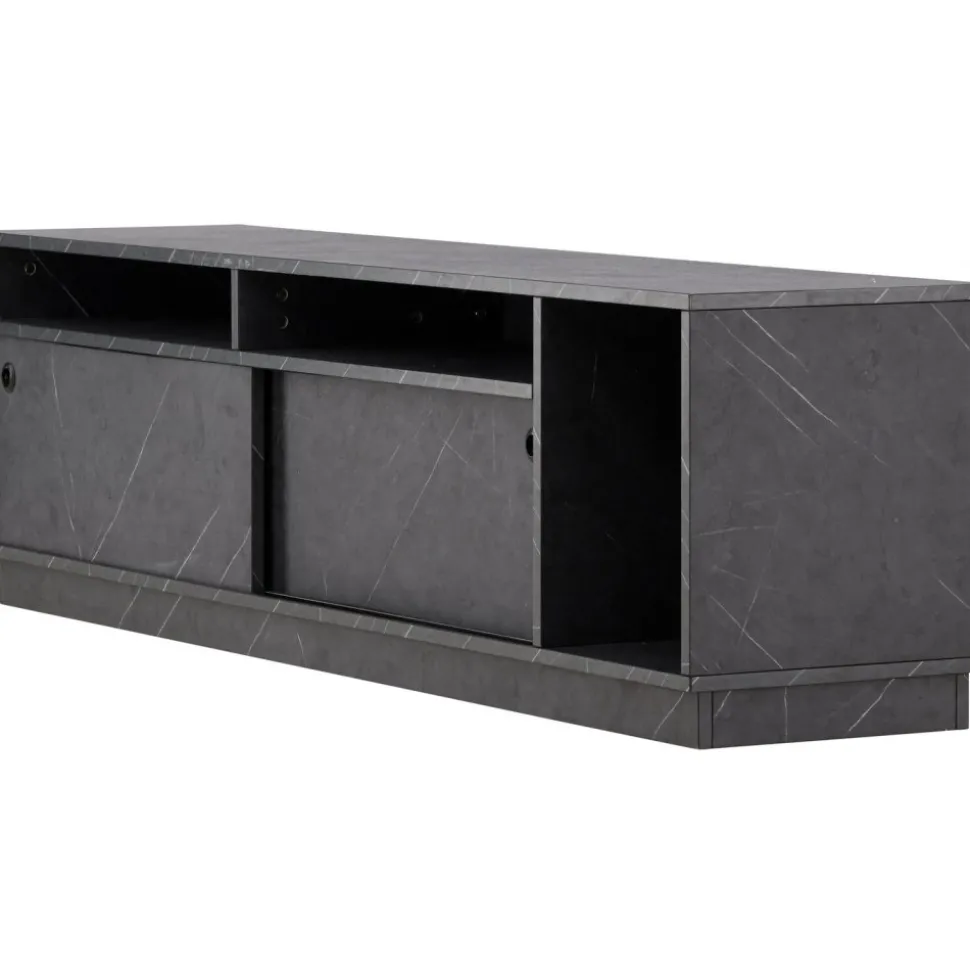 Girona TV-bänk - Svart
