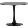 Glade matbord Ø100 cm - Svart