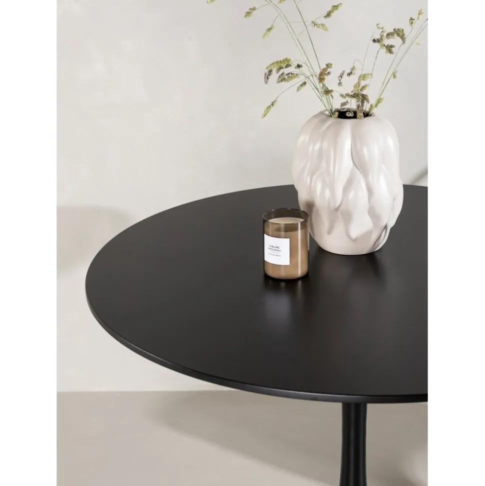 Glade matbord Ø100 cm - Svart