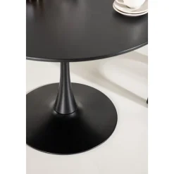 Glade matbord Ø100 cm - Svart
