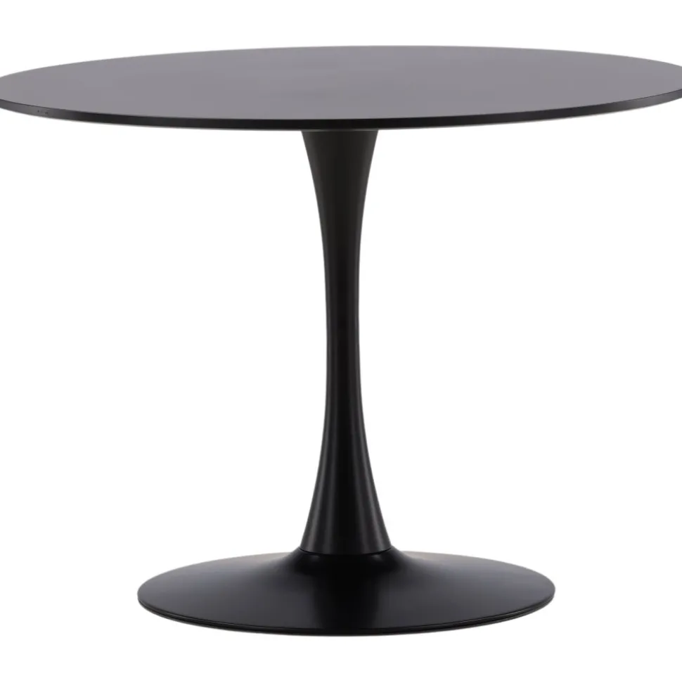 Glade matbord Ø100 cm - Svart