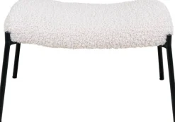 Glasgow Fotpall - Lammskinn(Konstskinn)/svart