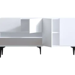 Glise skänk - Vit/svart