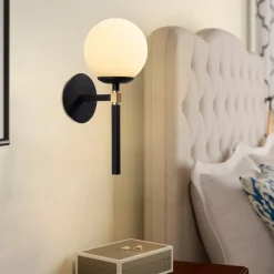 Gondol vägglampa 3041 - Svart/vit