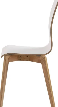 Grace stol vit laminat/ek stol