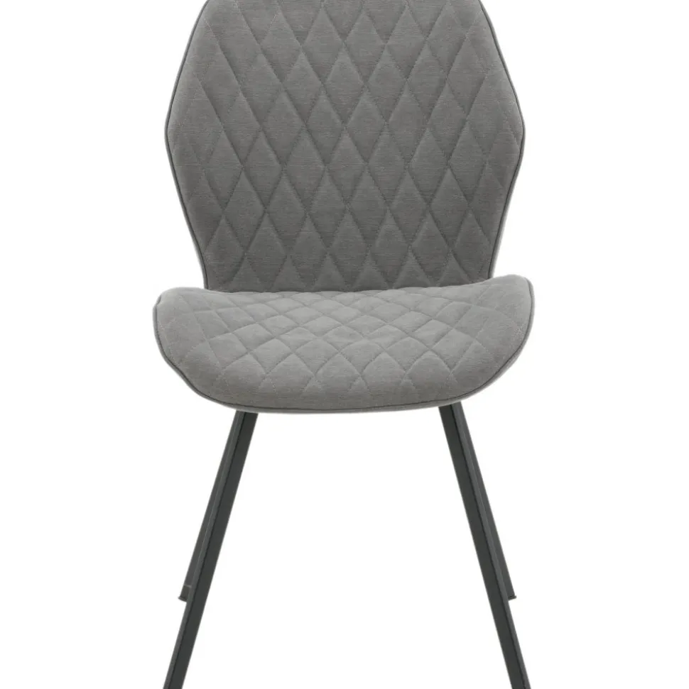 Greta matstol - Grå tyg