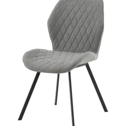 Greta matstol - Grå tyg