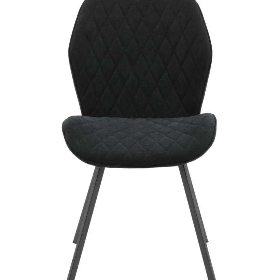 Greta matstol - Svart tyg