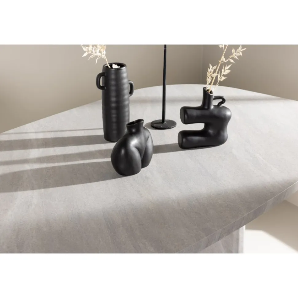 Grönvik matbord 220 x 100 cm - Vit marmor