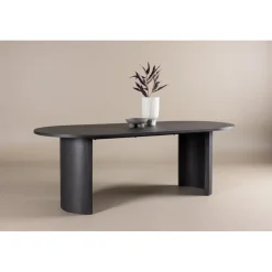 Grundsund matbord 220 x 100 cm - Svart