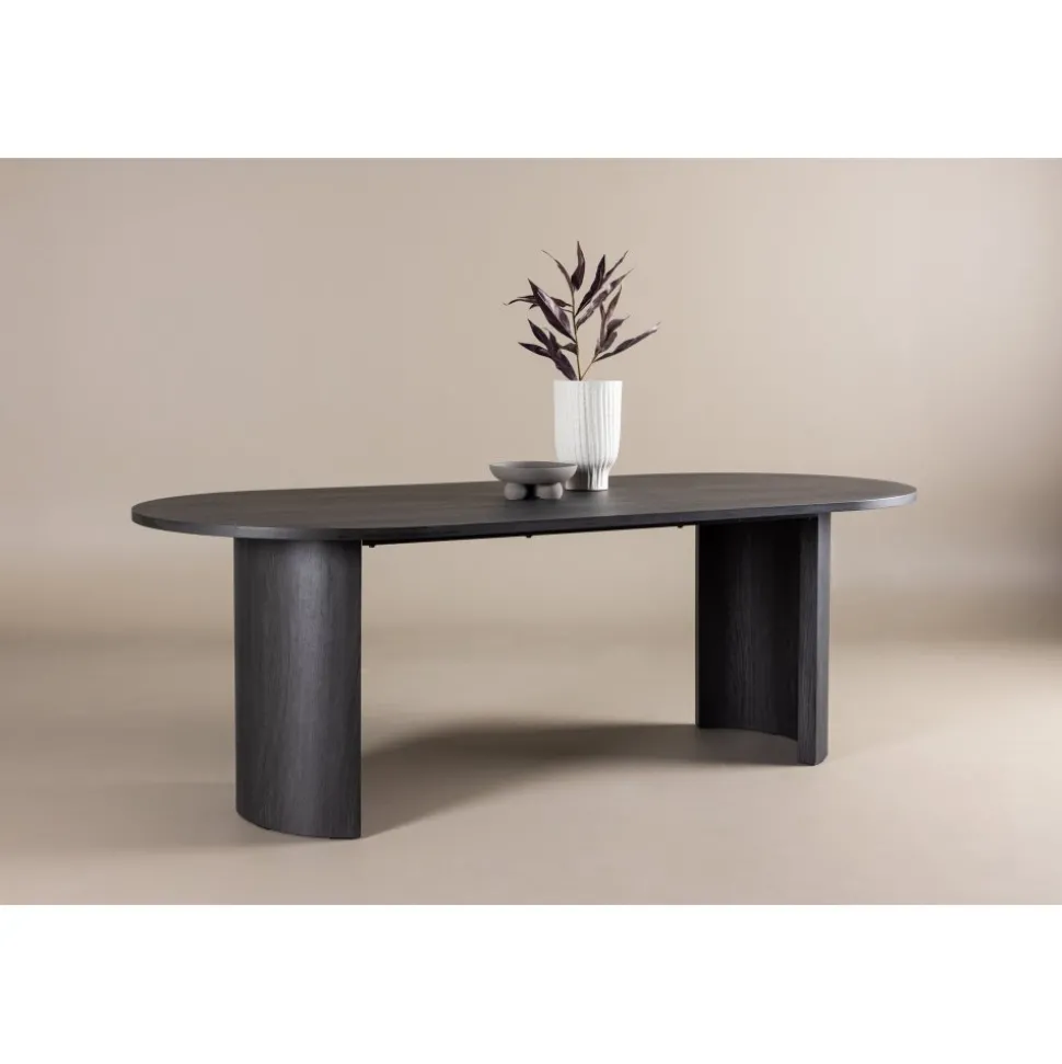 Grundsund matbord 220 x 100 cm - Svart