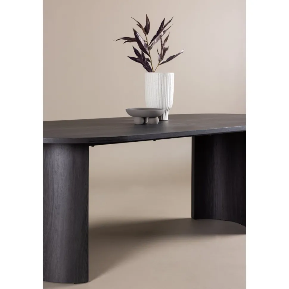 Grundsund matbord 220 x 100 cm - Svart