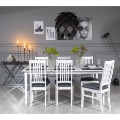 Gåsö matbord 180 cm - Vit