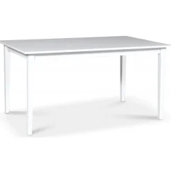 Gåsö matgrupp: Bord 180 cm inklusive 6 Fårö stolar med kryss - Vit/Ek + 4.00 x Möbeltassar