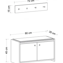 Hallmöbel - Antracit