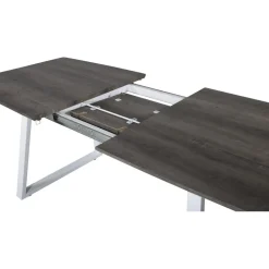 Hallsberg matbord 160-200 cm - Ek/vit