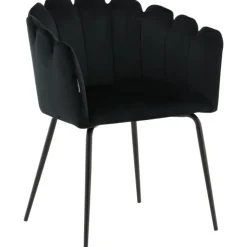 Halmstad karmstol - Svart