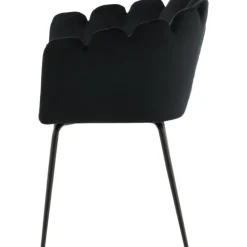 Halmstad karmstol - Svart