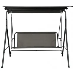 Hammock gunga svart + Rengöringsmedel för utemöbler