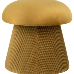 Hampton sittpuff - Ockrafärgad sammet