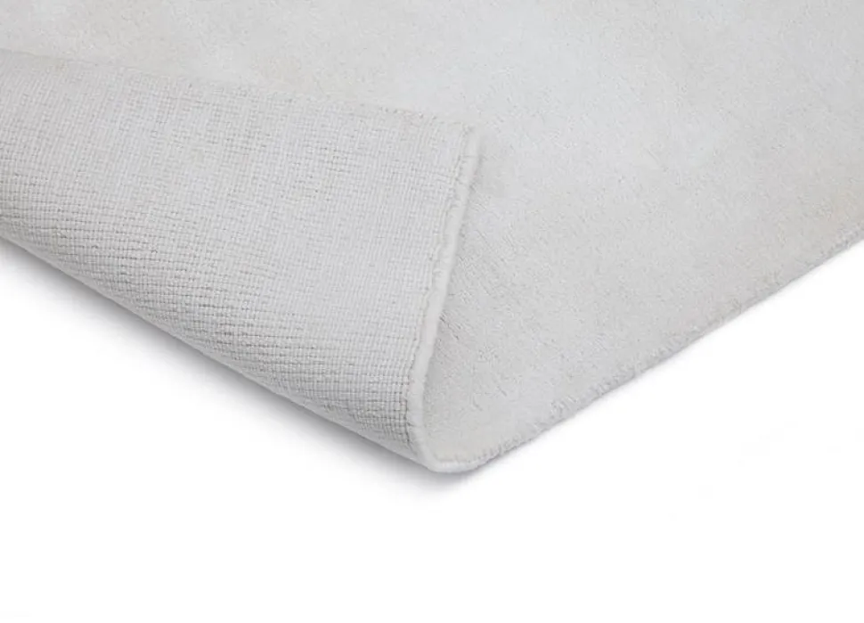 Handvävd Viskosmatta Doriano - Vit