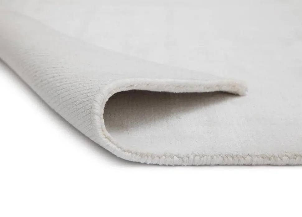 Handvävd Viskosmatta Doriano - Vit