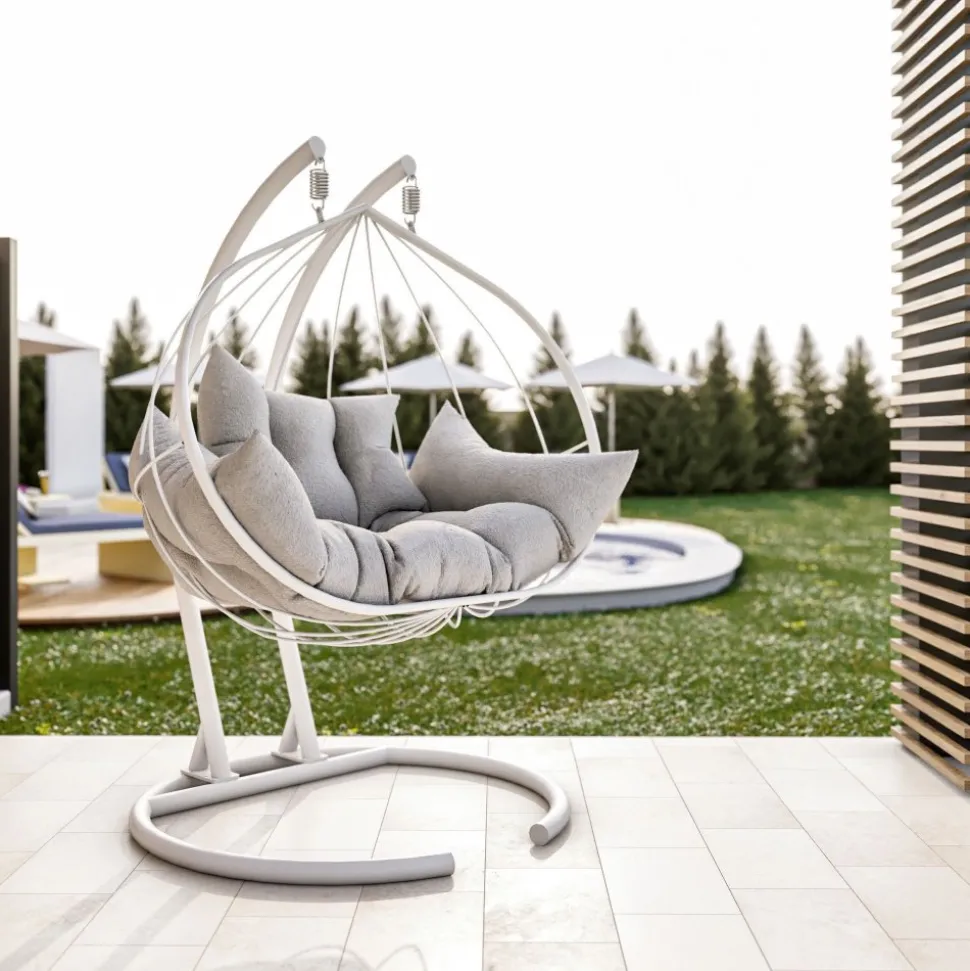 Hanedan hängstol - Vit + Fläckborttagare för möbler