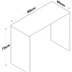Hanna skrivbord i valnöt