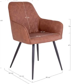 Harbo Matstol - Vintage brun