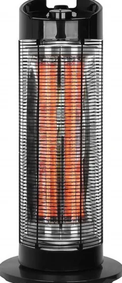 Heater 360 graders terrassvärmare (ställbar) - Svart + Textilskydd för utemöbler