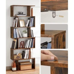 Hektor bokhylla - Brun