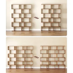 Hektor bokhylla - Brun