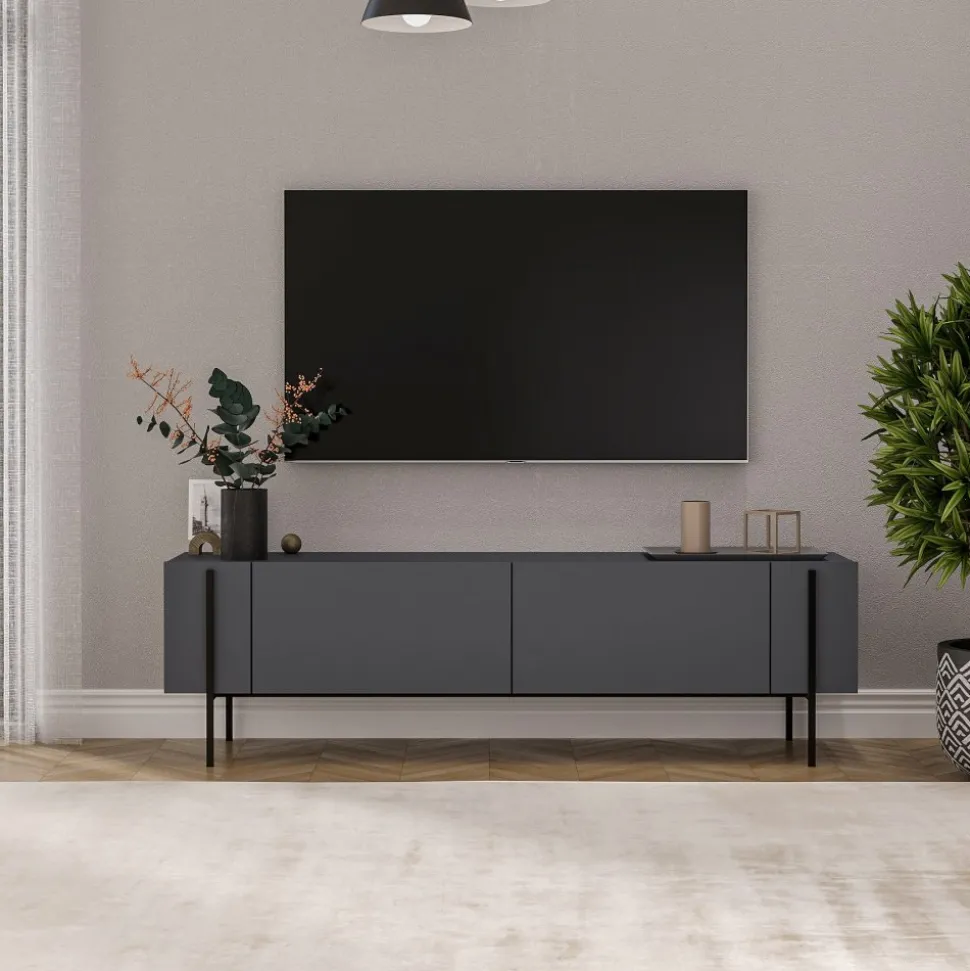 Herman TV-bänk - Antracit