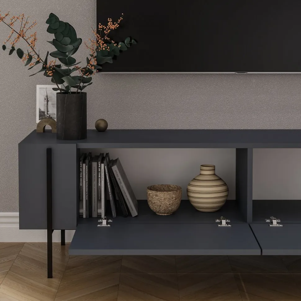 Herman TV-bänk - Antracit