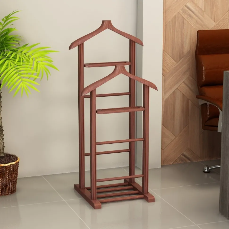 Herrbetjänt i valnöt - Mordomo + Textilrengöring för möbler