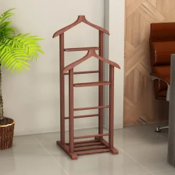 Herrbetjänt i valnöt - Mordomo + Möbeltassar