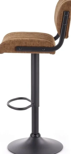 Hester barstol i brun vintage PU