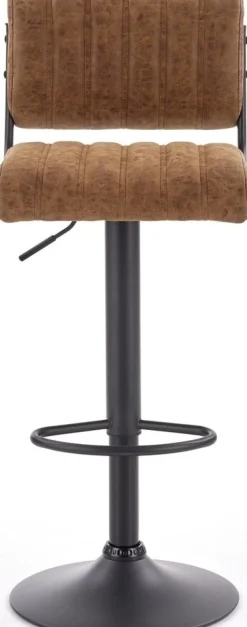 Hester barstol i brun vintage PU