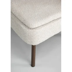 Hällsö fåtölj - Beige/valnöt