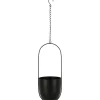 Hängande kruka - Svart