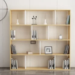 Hodbi bokhylla - Ek/vit