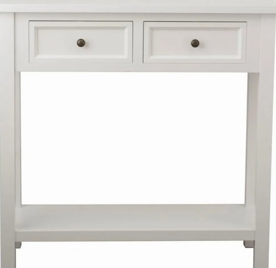 Holmby antikvitt konsolbord 80 x 78 cm